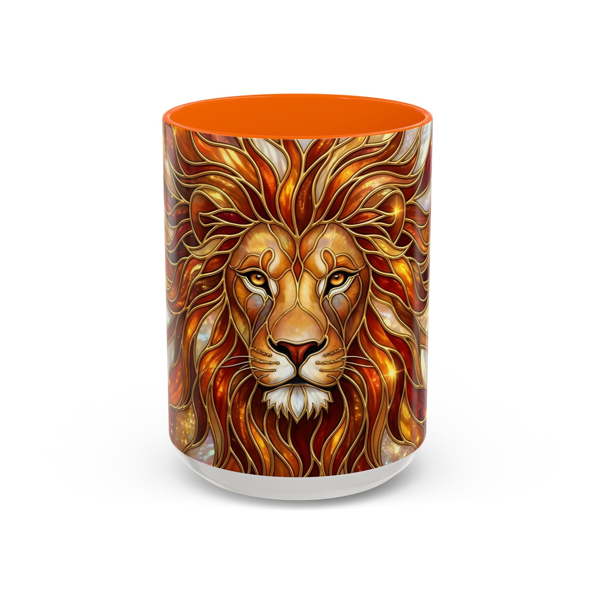 Majestic Lion Stained Glass Mug