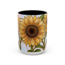 Sunflower Stained Glass Mug