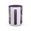 Purple Lion Stained Glass Style Mug