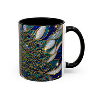 Peacock Stained Glass Mug