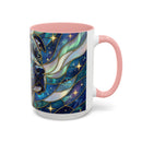 Celestial Staffy Stained Glass Style Mug