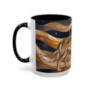 Nightscape Wolf Moon Stained Glass Style Mug