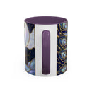 Lunar Peacock Stained Glass Style Mug