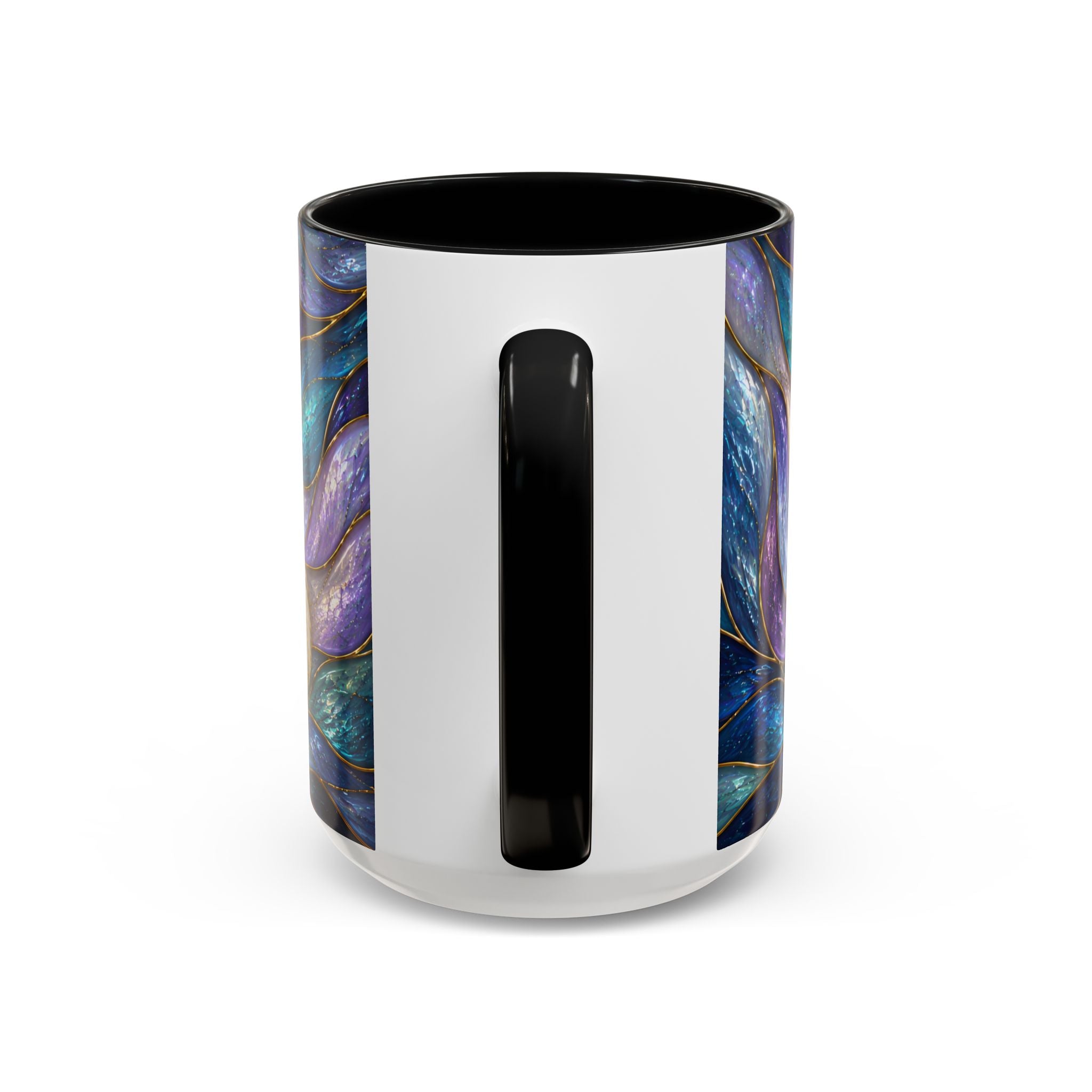 Celestial Australian Shepherd Stained Glass Style Mug