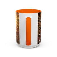 Sakura Peacock Stained Glass Style Mug