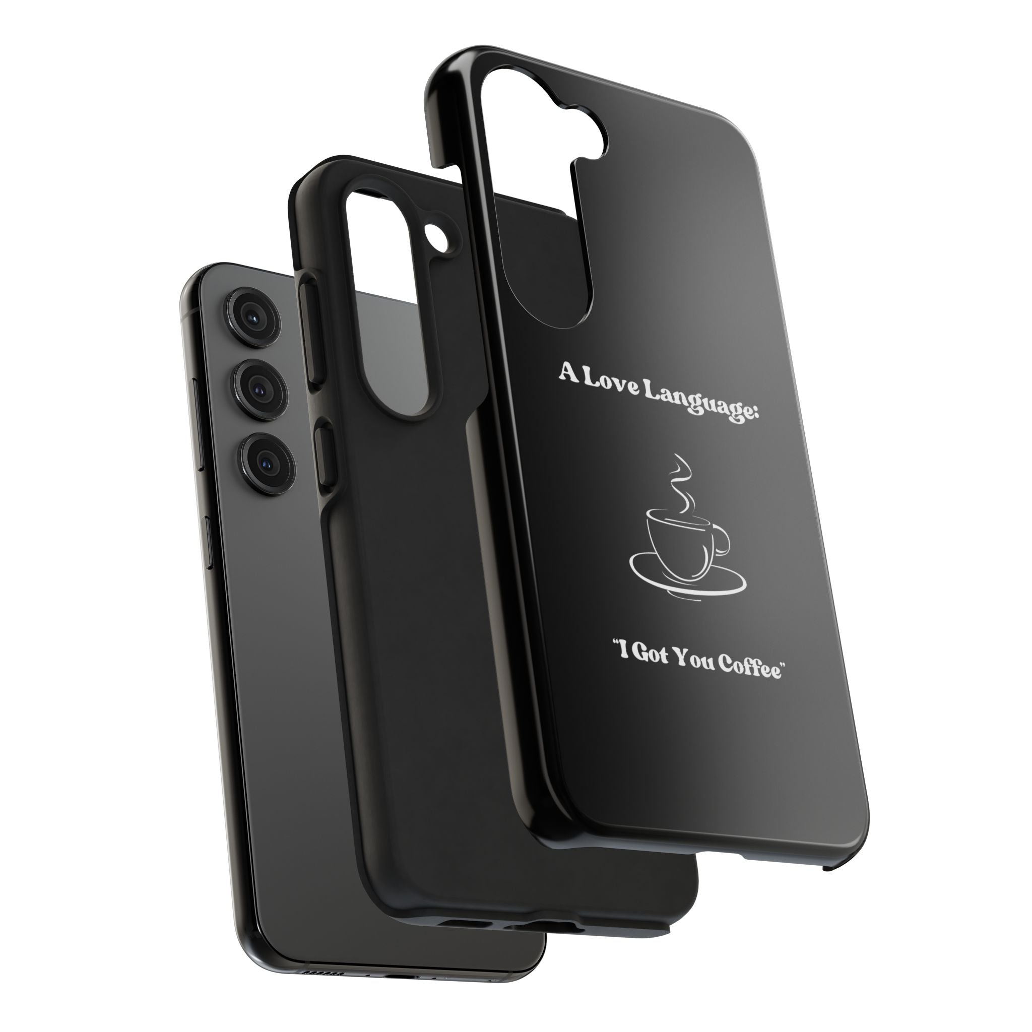 A Love Language Black Phone Case