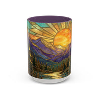 Sunrise Stained Glass Mug