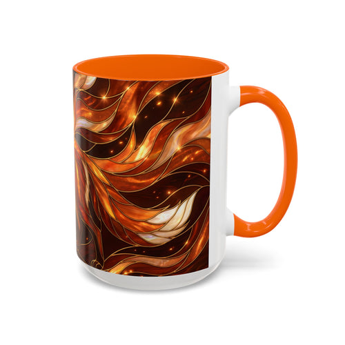 Ember Fox Stained Glass Style Mug