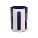Amethyst Great Pyrenees Stained Glass Style Mug