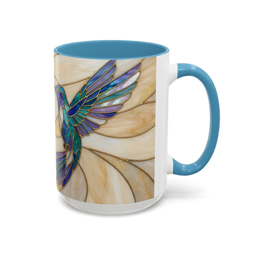 Harmony Hummingbird Stained Glass Style Mug