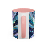 Aurora Husky Stained Glass Style Mug