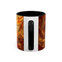 Wildfire Lion Stained Glass Mug