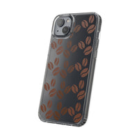 Coffee Beans Clear Phone Case