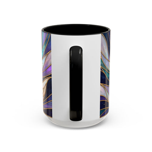 Aurora Fox Stained Glass Style Mug