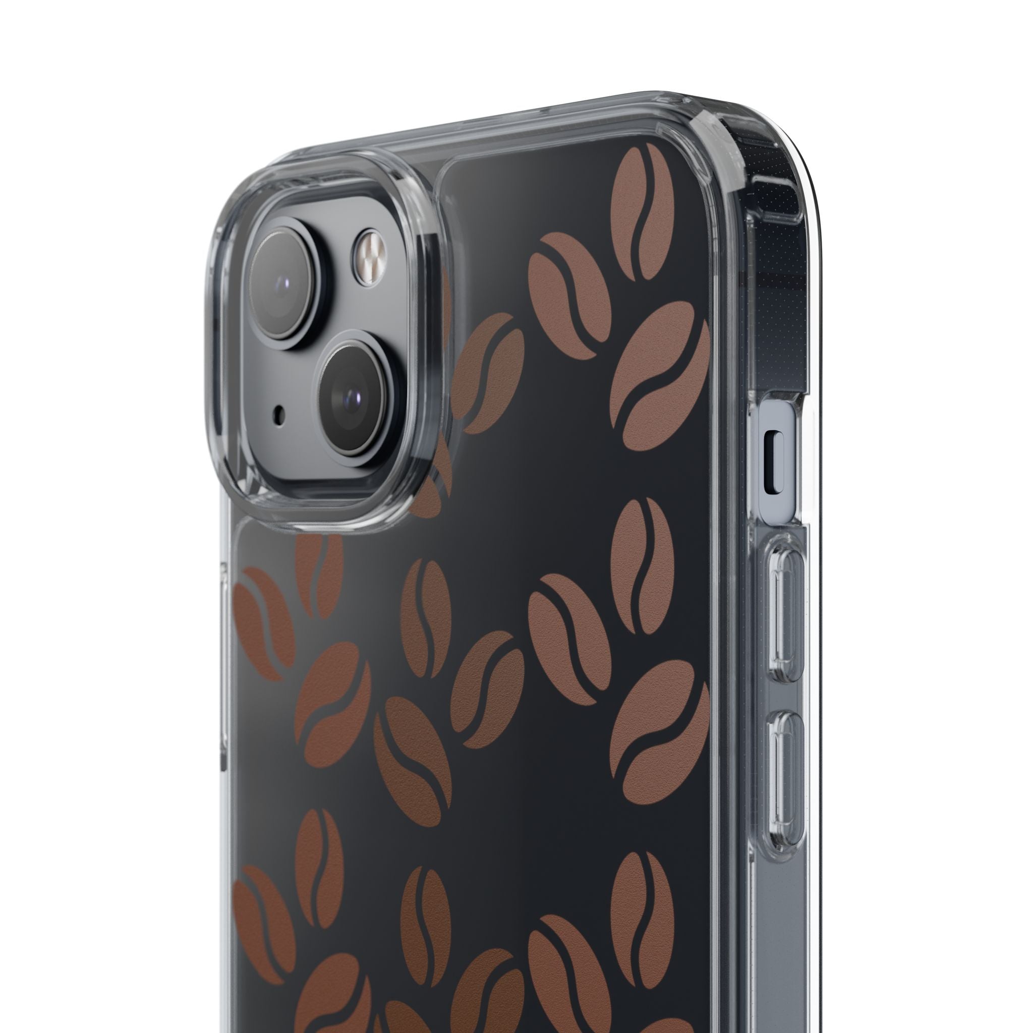 Coffee Beans Clear Phone Case