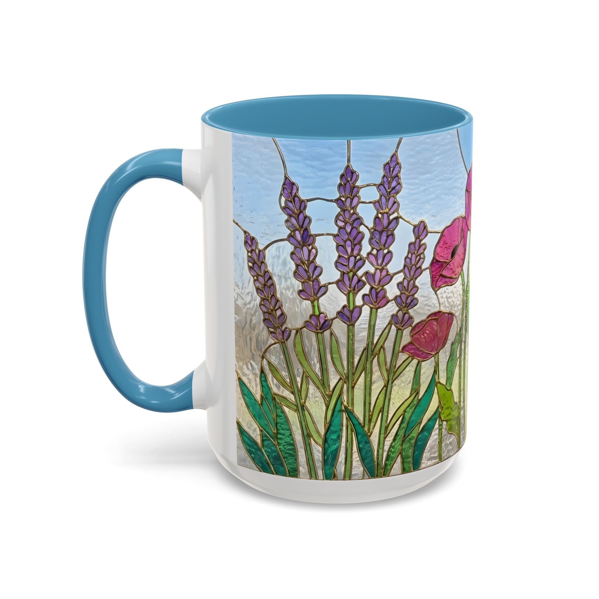 Wildflower Stained Glass Mug
