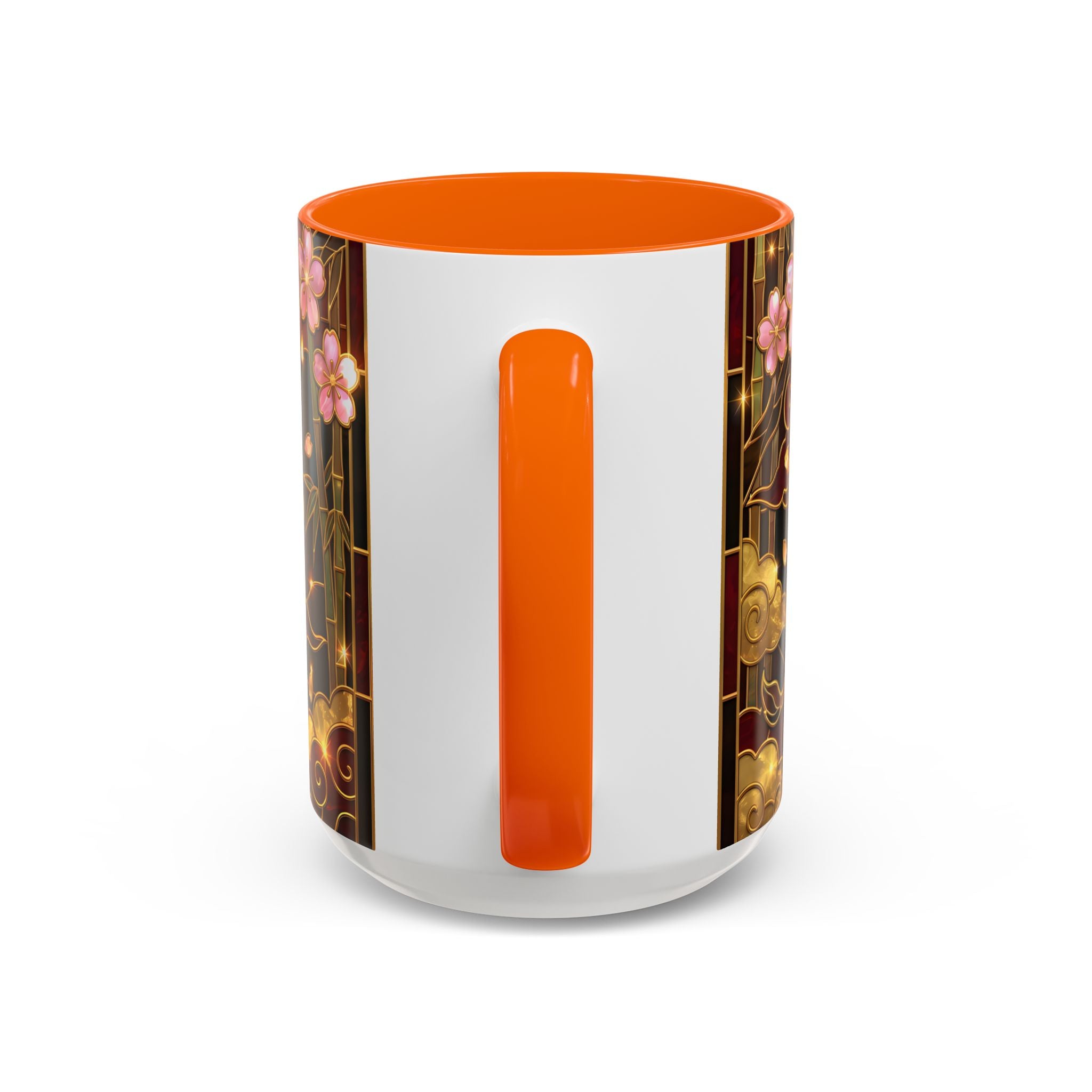 Sakura Lion Stained Glass Style Mug
