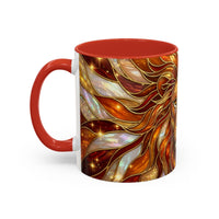 Majestic Lion Stained Glass Mug