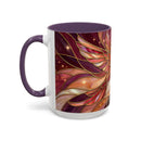 Rose Glow Hummingbird Stained Glass Style Mug