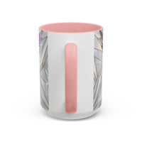 Rainbow Hummingbird Stained Glass Style Mug