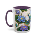 Flying Peacock Stained Glass Style Mug
