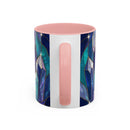 Crystal Wolf Stained Glass Style Mug