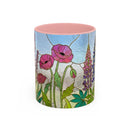 Wildflower Stained Glass Mug