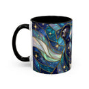 Celestial Staffy Stained Glass Style Mug