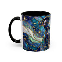 Celestial Staffy Stained Glass Style Mug