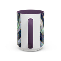 Aurora Glow Staffy Stained Glass Style Mug