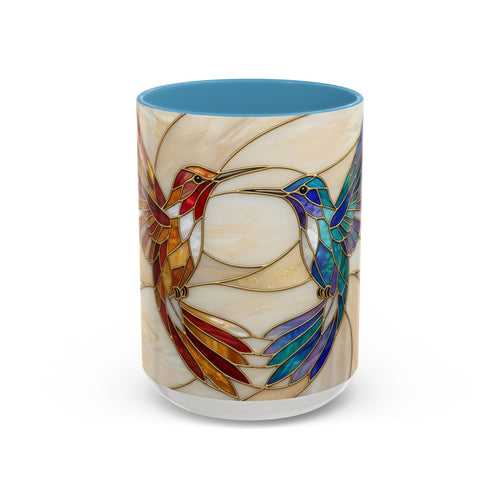 Harmony Hummingbird Stained Glass Style Mug