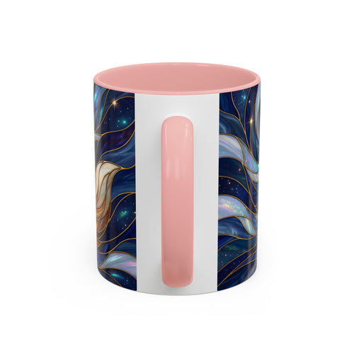 Midnight Fox Stained Glass Style Mug