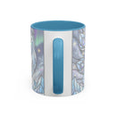 Aurora Peacock Stained Glass Style Mug