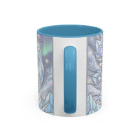Aurora Peacock Stained Glass Style Mug