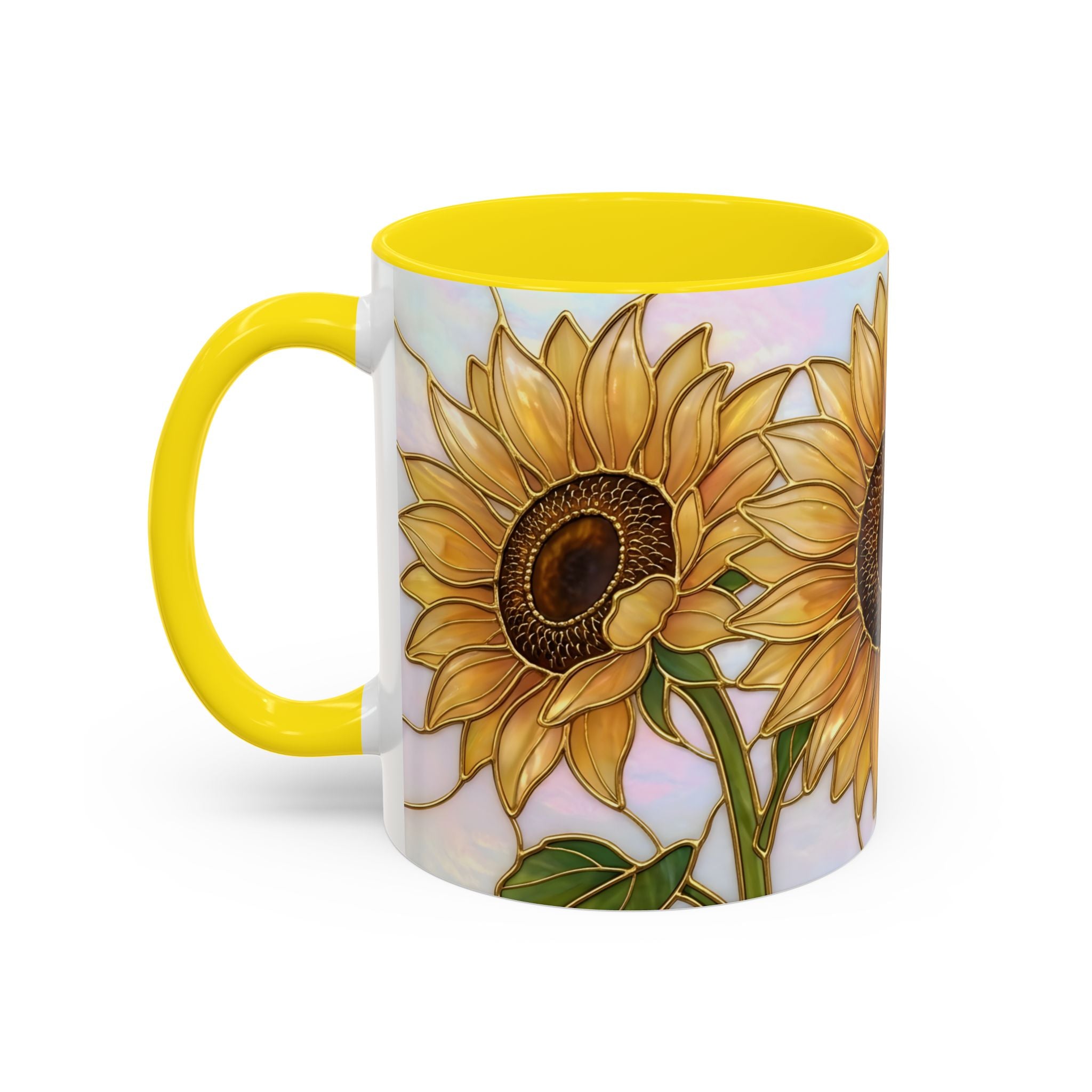Sunflower Stained Glass Mug