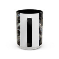 Midnight Wolf Stained Glass Style Mug