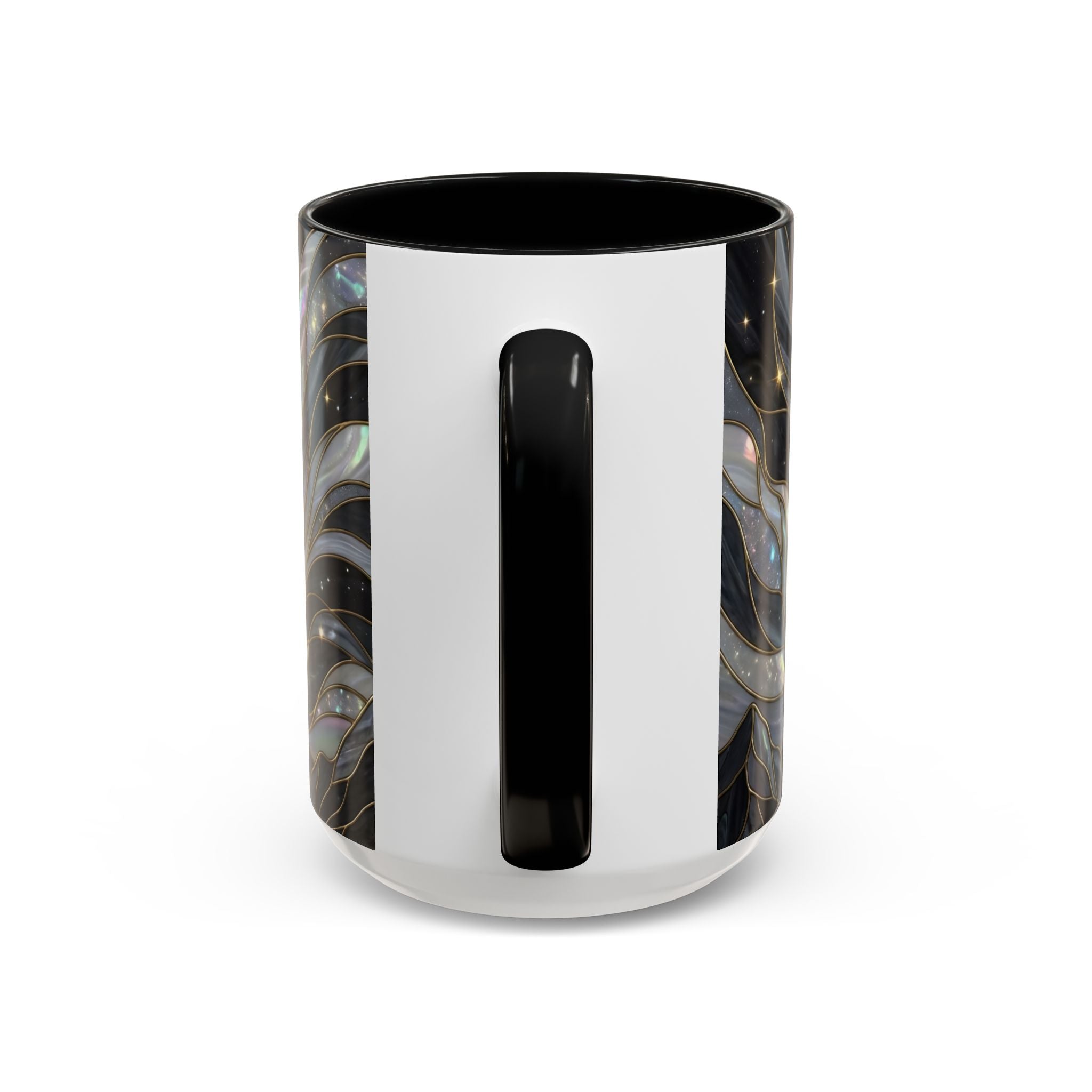 Midnight Wolf Stained Glass Style Mug