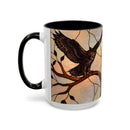 Dusk Owl Stained Glass Style Mug