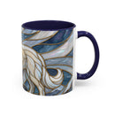 Moonlight Great Pyrenees Stained Glass Style Mug