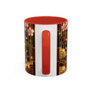 Sakura Lion Stained Glass Style Mug