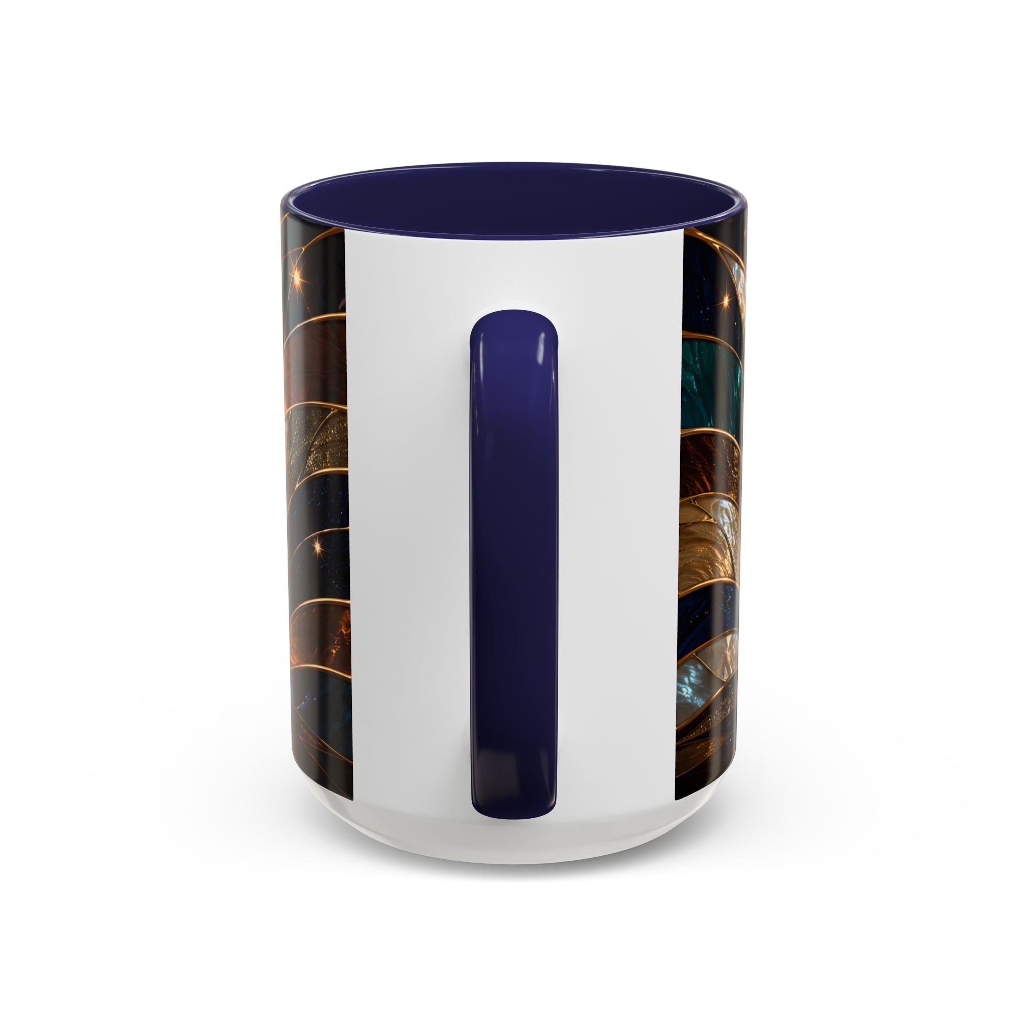 Warm Glow Rottweiler Stained Glass Style Mug