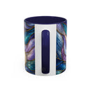 Celestial Australian Shepherd Stained Glass Style Mug
