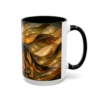 Golden German Shepherd Stained Glass Style Mug