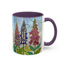 Wildflower Stained Glass Mug