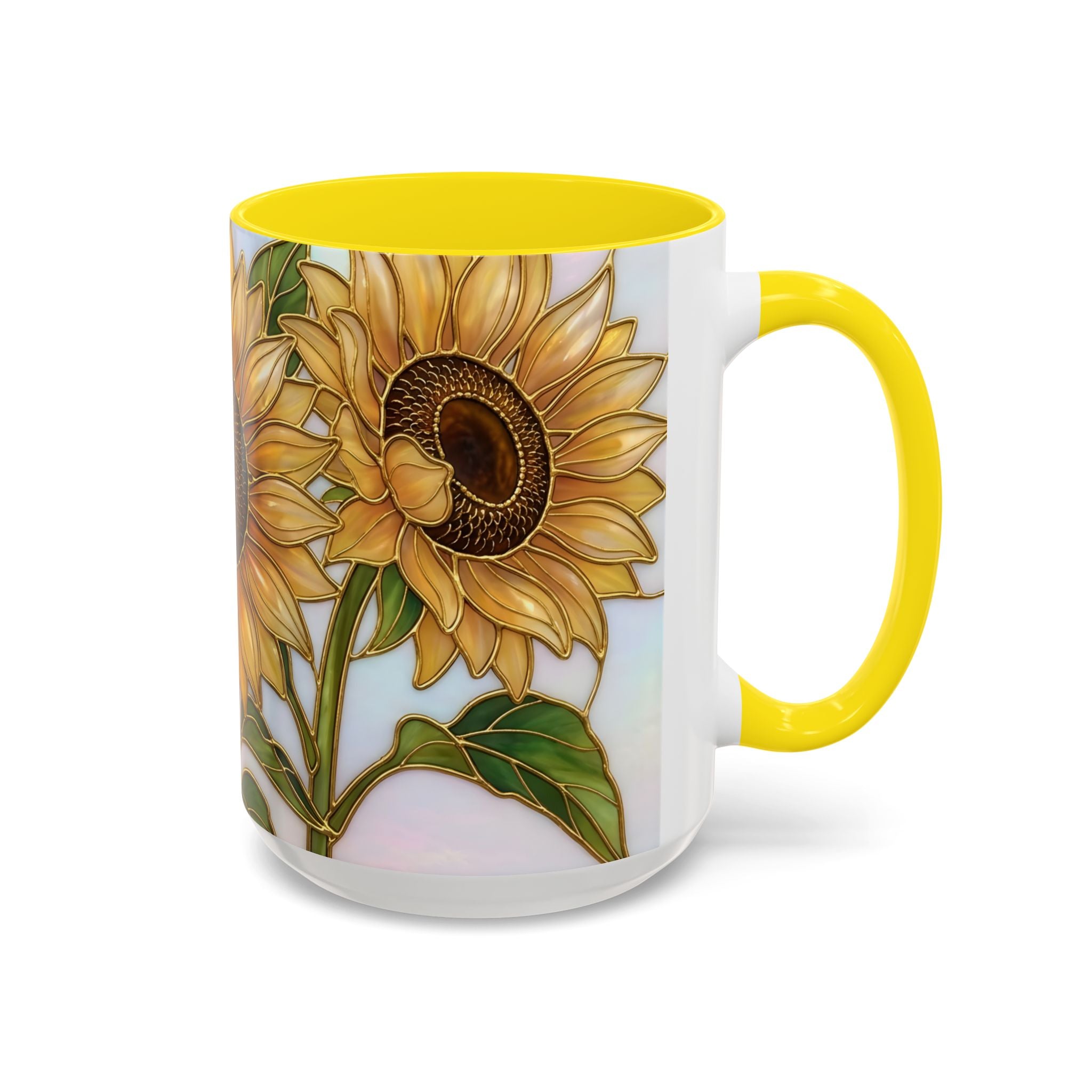 Sunflower Stained Glass Mug