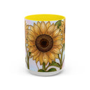 Sunflower Stained Glass Mug