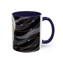 Night Wolf Stained Glass Style Mug
