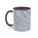 Aurora Peacock Stained Glass Style Mug