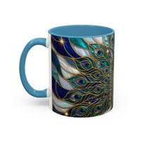 Peacock Stained Glass Mug