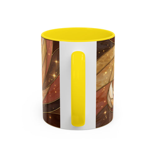 Honey Light Fox Stained Glass Style Mug